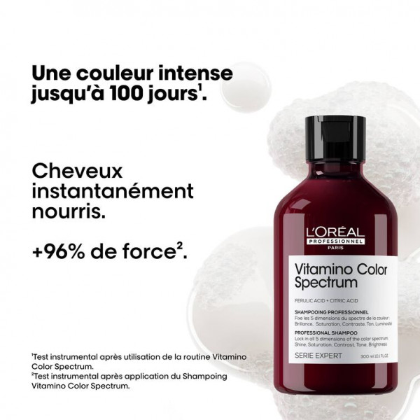 Shampoing fixateur du spectre coloriel